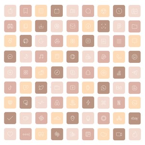 36 Rose Ios 14 App Icons Pink Bright Mood Ios14 Widget Cover - Etsy