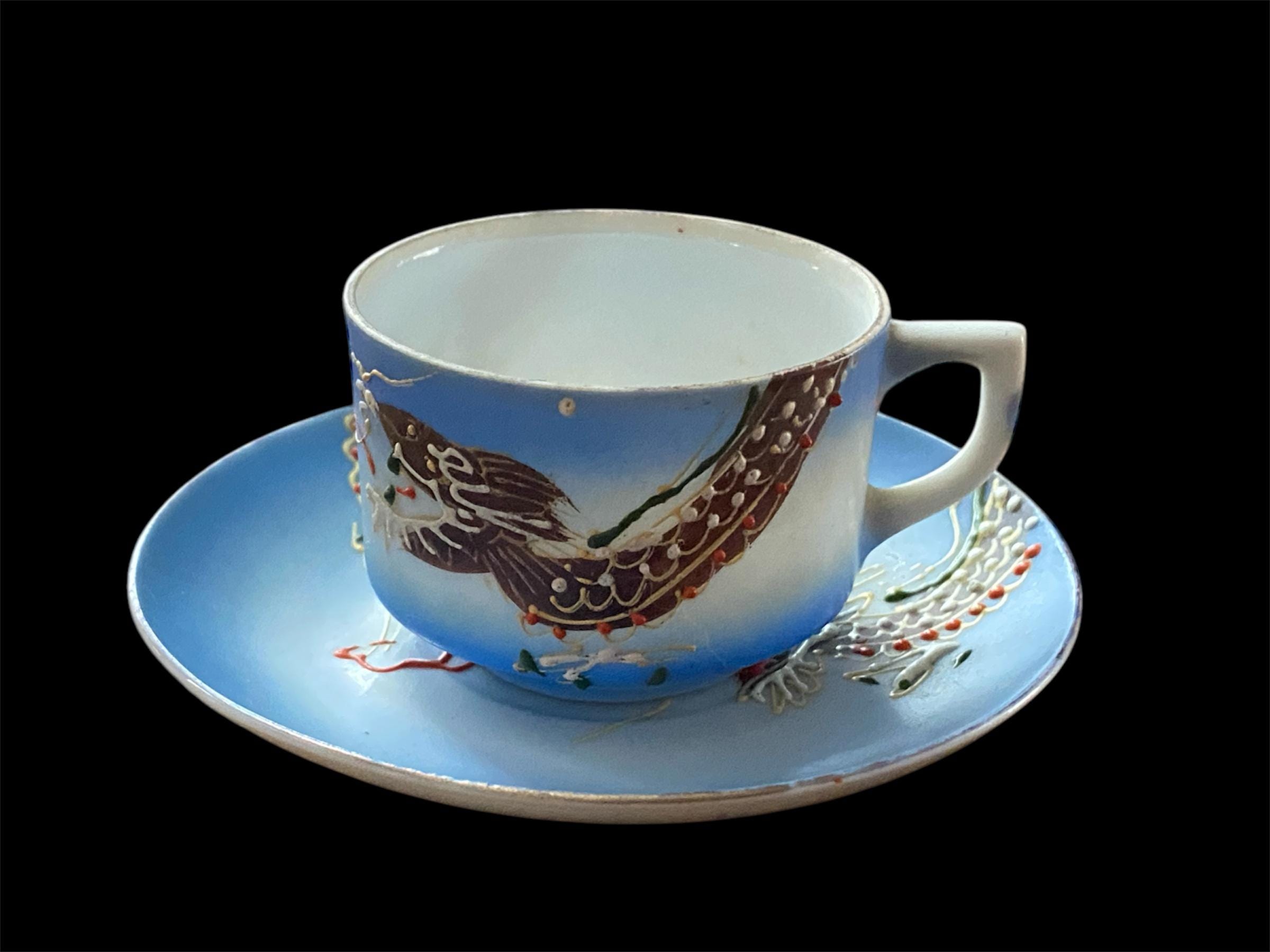 Japanese Dragon Porcelain Occupied Japan - Etsy