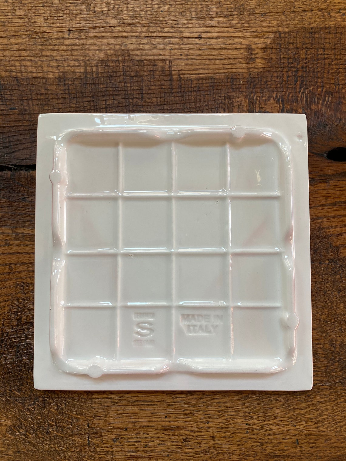 CERAMICA Stefani Tomato Trivet Made in Italy 8 Tile Etsy