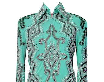 Damen Westernjacke: Crystal Sparkle Horse Show-Outfit