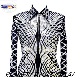Western Showmanship Jacket For Women, Western Pleasure Show Jacket, Rodeo Queen Clothing, Western Show Outfits, Western Show Clothing
