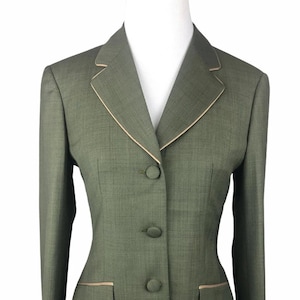 Vintage Equestrian Hunt Coat: English Horse Show Riding Jacket