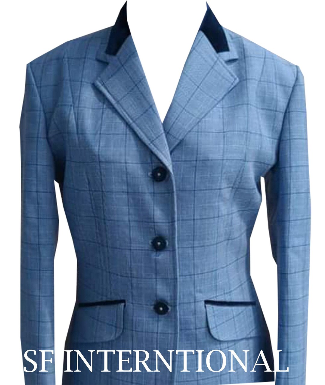 Equestrian Hunt Coat, Hunter Coat With Velvet Collar/riding Jacket