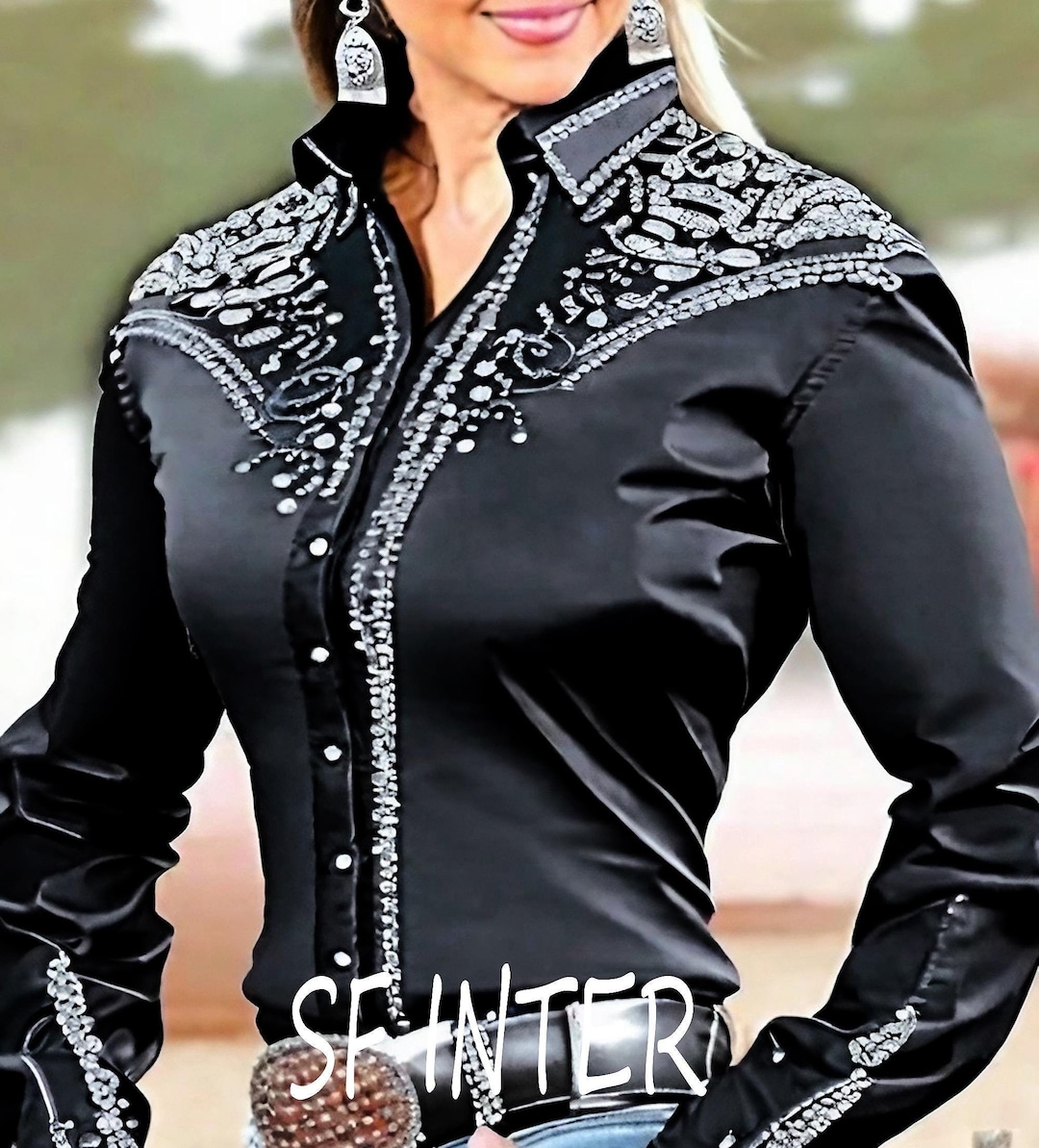 Veste western showmanship pour femme : vêtements d'équitation