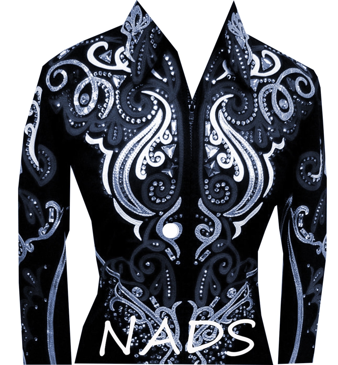 Western Horse Showmanship Jacket, Equestrian Show Clothing, Girl