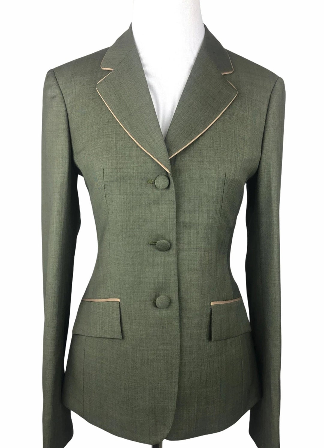 Vintage Equestrian Hunt Coat: English Horse Show Riding Jacket - Etsy