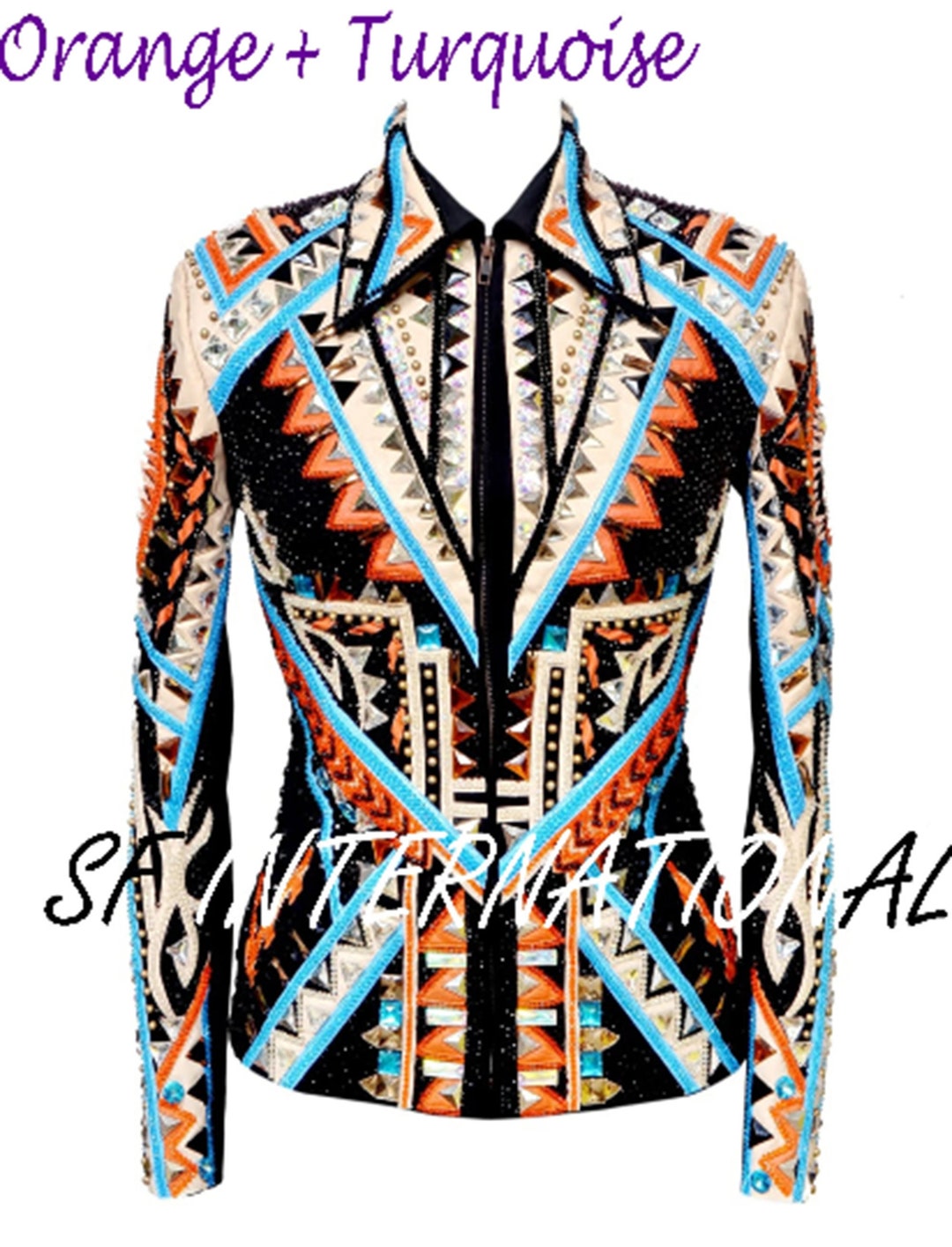 Veste Paysan Chemise Western Pour Concours équestre - Showmanship