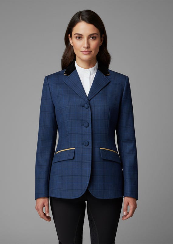 knee length dresses for ladies Notch Collar Blazer - Women's Navy Blazer main image 1