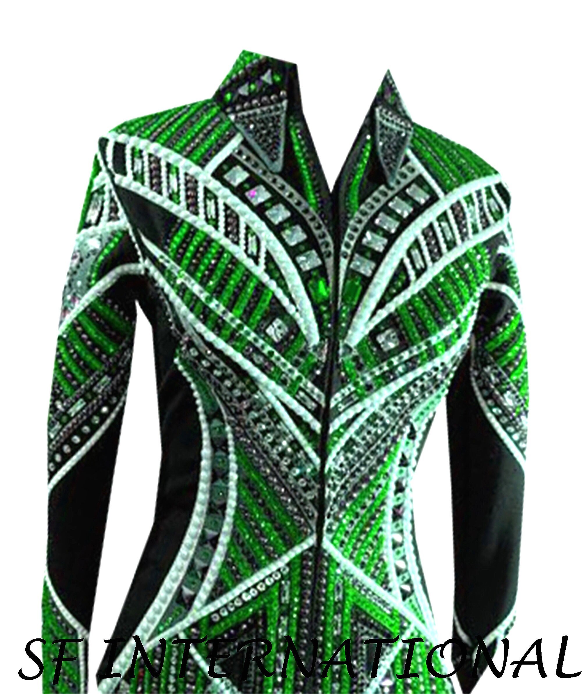 Veste D'équitation Western Lux Show Apparel – Veste De Concours Showmanship