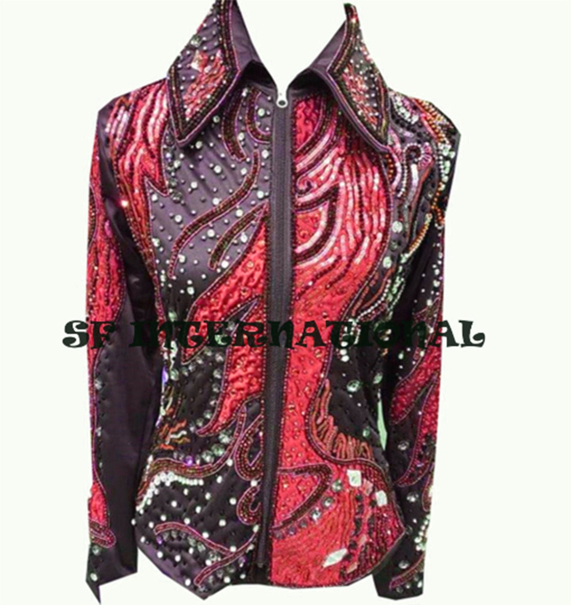 Women's Western Custom Rodeo Showmanship Jacket Rodeo Etsy