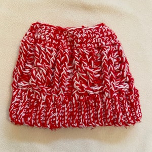 Crochet torsione bun cappello-due matalin