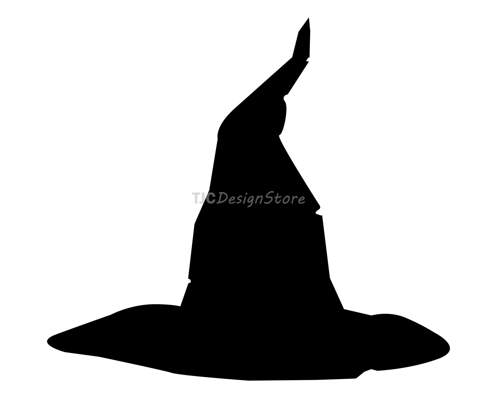 Halloween Witches Hat, SVG Image, DXF, PNG, Instant Download. - Etsy