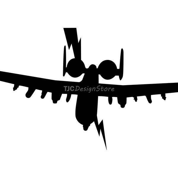 A10 Thunderbolt Svg - Etsy