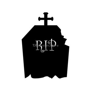 Halloween-grafsteen, SVG-afbeelding, DXF, PNG, instant download.