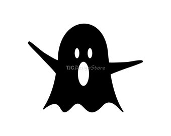 Fantasma di Halloween, immagine SVG, DXF, PNG, download immediato.