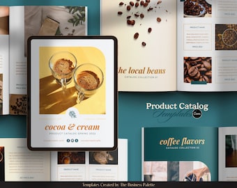 Product Catalog | Customizable in Canva | 20 Pages Template | Letter Size | Sales Pricing Sheet | Marketing Collateral for Startup Business