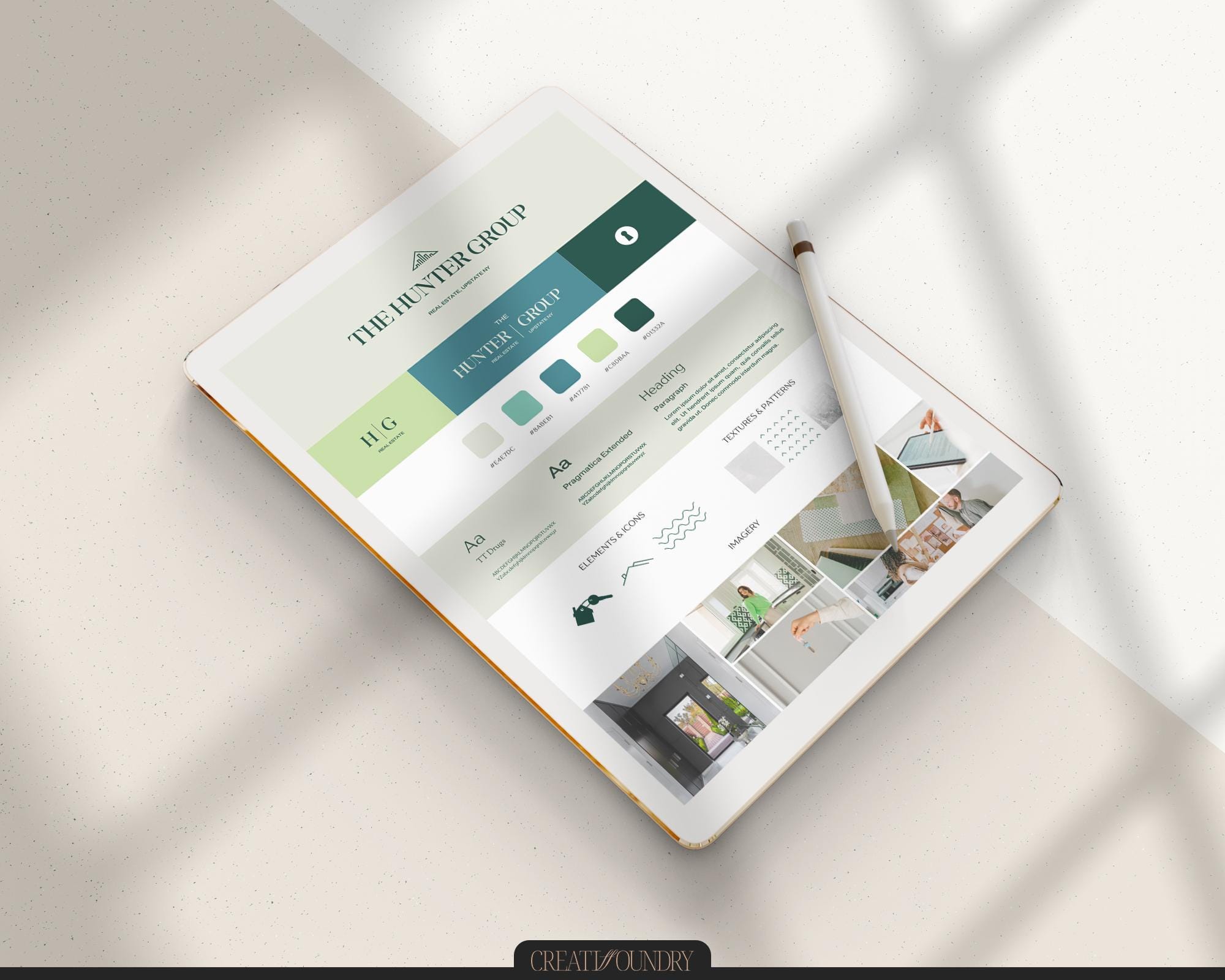 Real Estate Brand Board | Canva Template | Premade Branding Kit ...