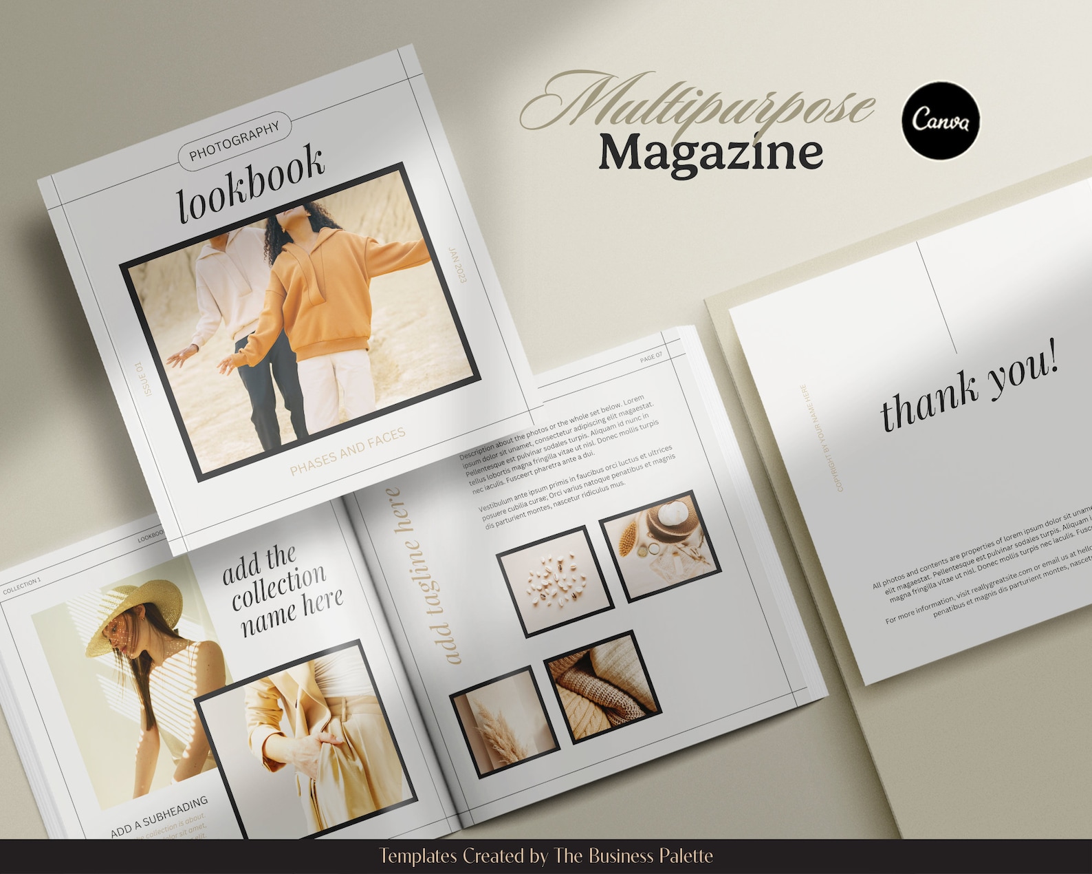 Lookbook Pages Fashion Lookbook Catalogue | Square Multipurpose Magazine ...
