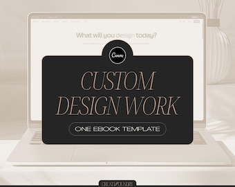 Custom Design Work | Personalized Order for 1 Ebook or Magazine Canva Template | Max 25 Pages | Hire A Designer | INQUIRE BEFORE PURCHASING