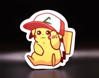 Pikachu Sticker | Pokemon, Anime, Kawaii, Die Cut | Designed in Seattle by VeeStudioCo