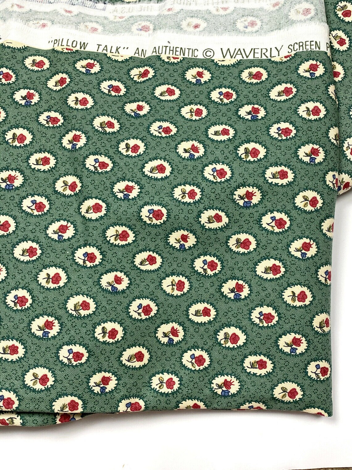 Very Rare Waverly Discontinued Pillow Talk Country Road Fabric Etsy