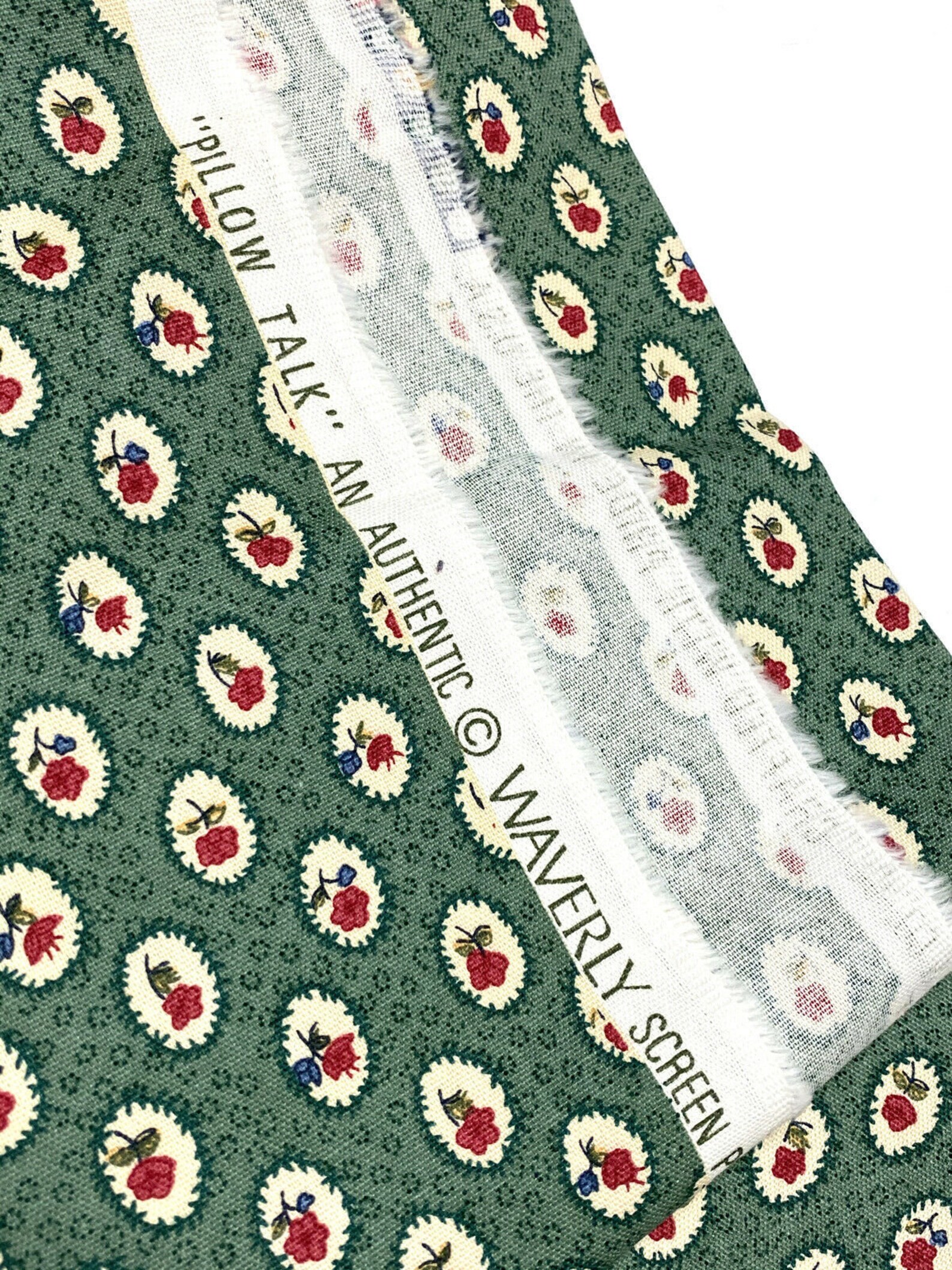 Very Rare Waverly Discontinued Pillow Talk Country Road Fabric Etsy