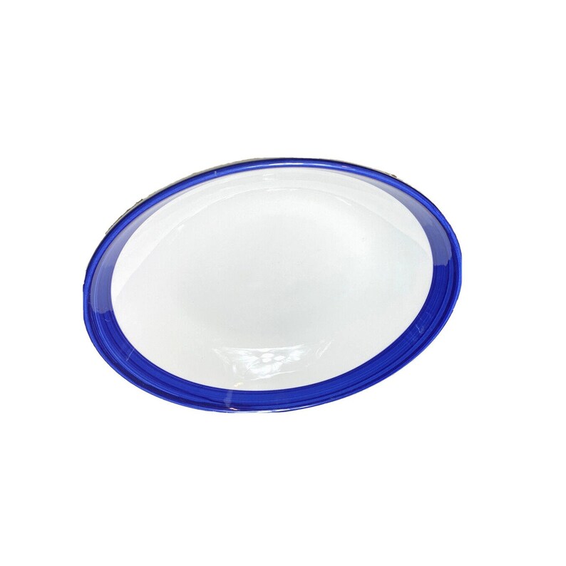 Over and Back Italy Large Pasta Serving Bowl Platter Blue Etsy