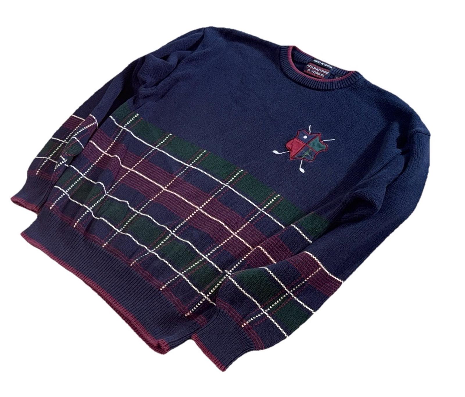 Roundtree & Yorke ヴィンテージ 90年代 メンズ L セーター アーガイル 