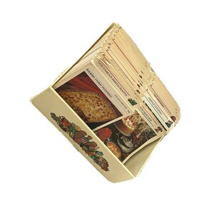 Vintage McCalls 1973 American Recipes Collection Box 600 Carte anni '70 Retrò RARO Unico nel suo genere Cucina casalinga vecchio stile Cucina cibo gourmet