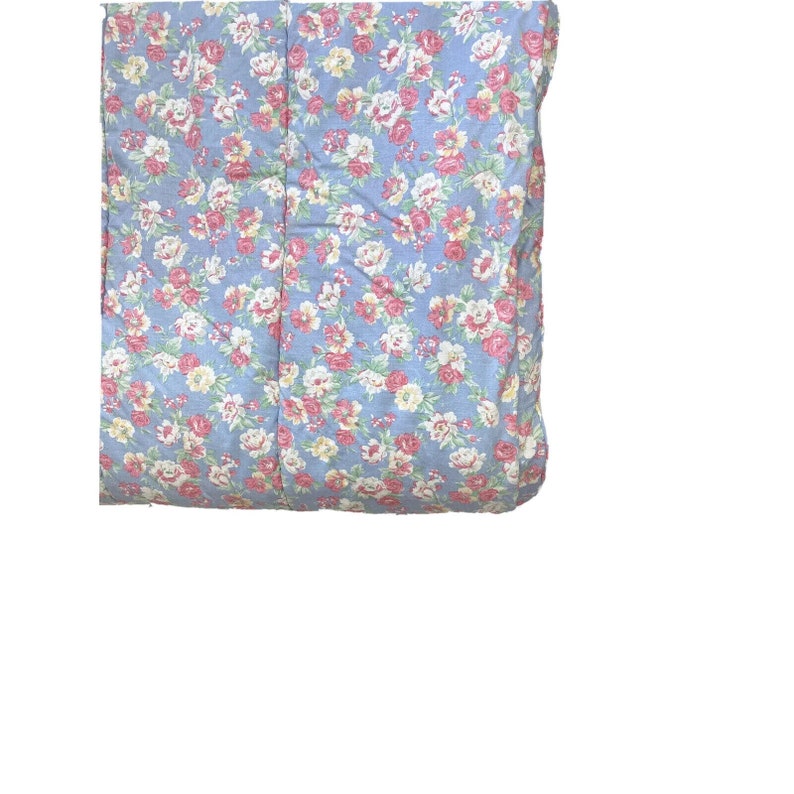 Very Rare Ralph Lauren Hope Discontinued Twin Comforter Blue Floral