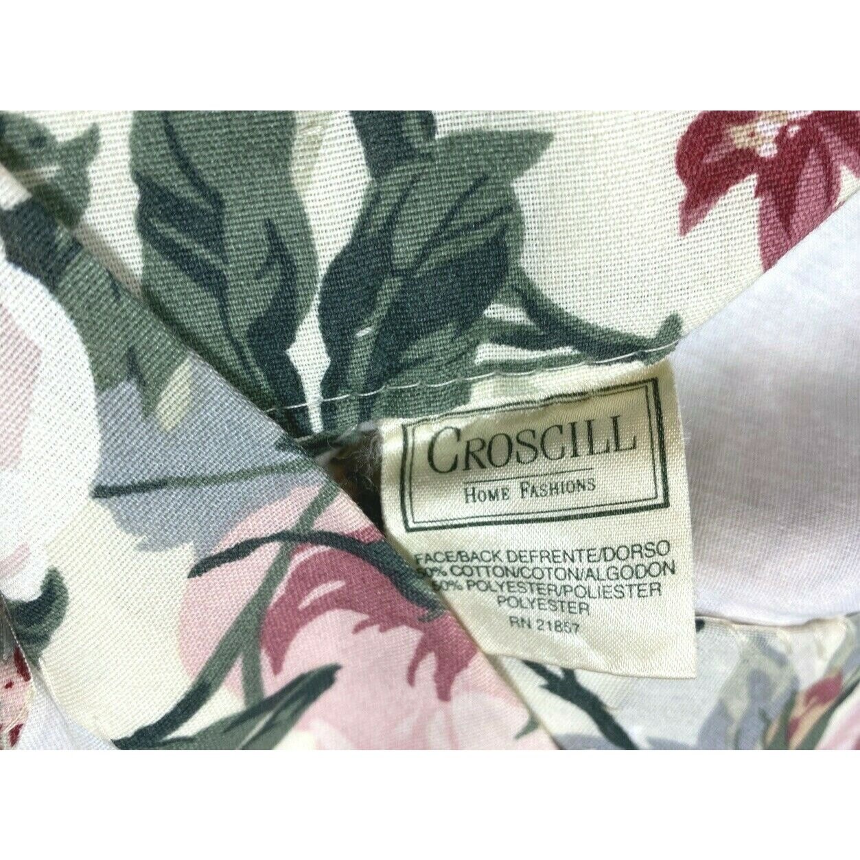 Discontinued Vintage Croscill Arbor Rose Curtains Set Panels Valances ...