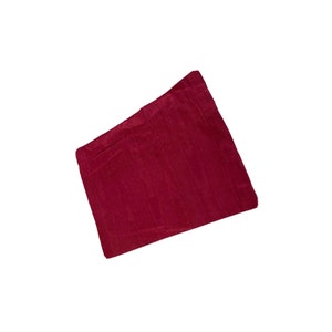 1 J.C. Penney Vintage 1990s Grosgrain Valance Short Curtain Burgundy Red Rare Unique Maroon Berry Single Designer Retired Discontinued
