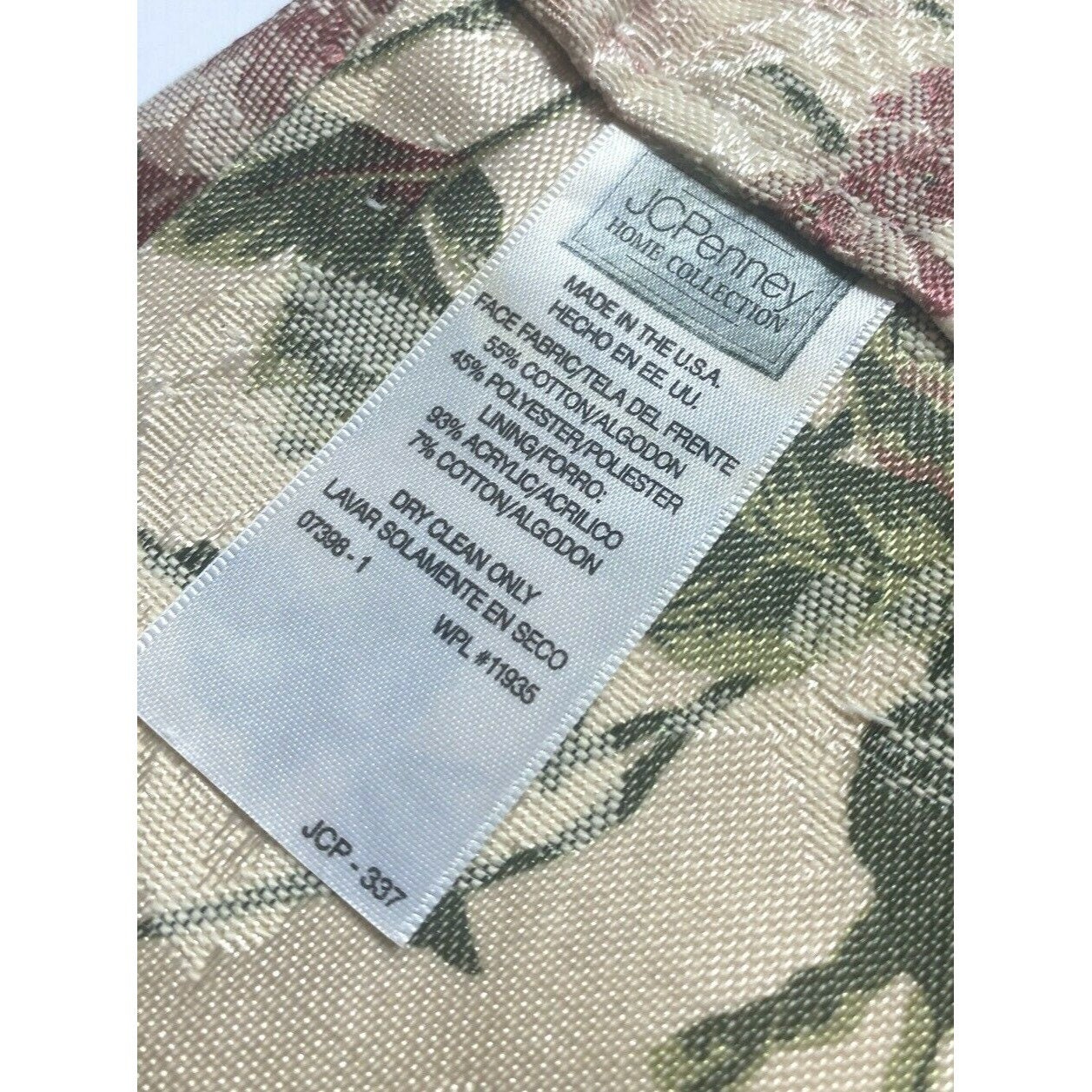 ビンテージJC Penney Fashion manor チェック柄 カーテン 1-b.jpg