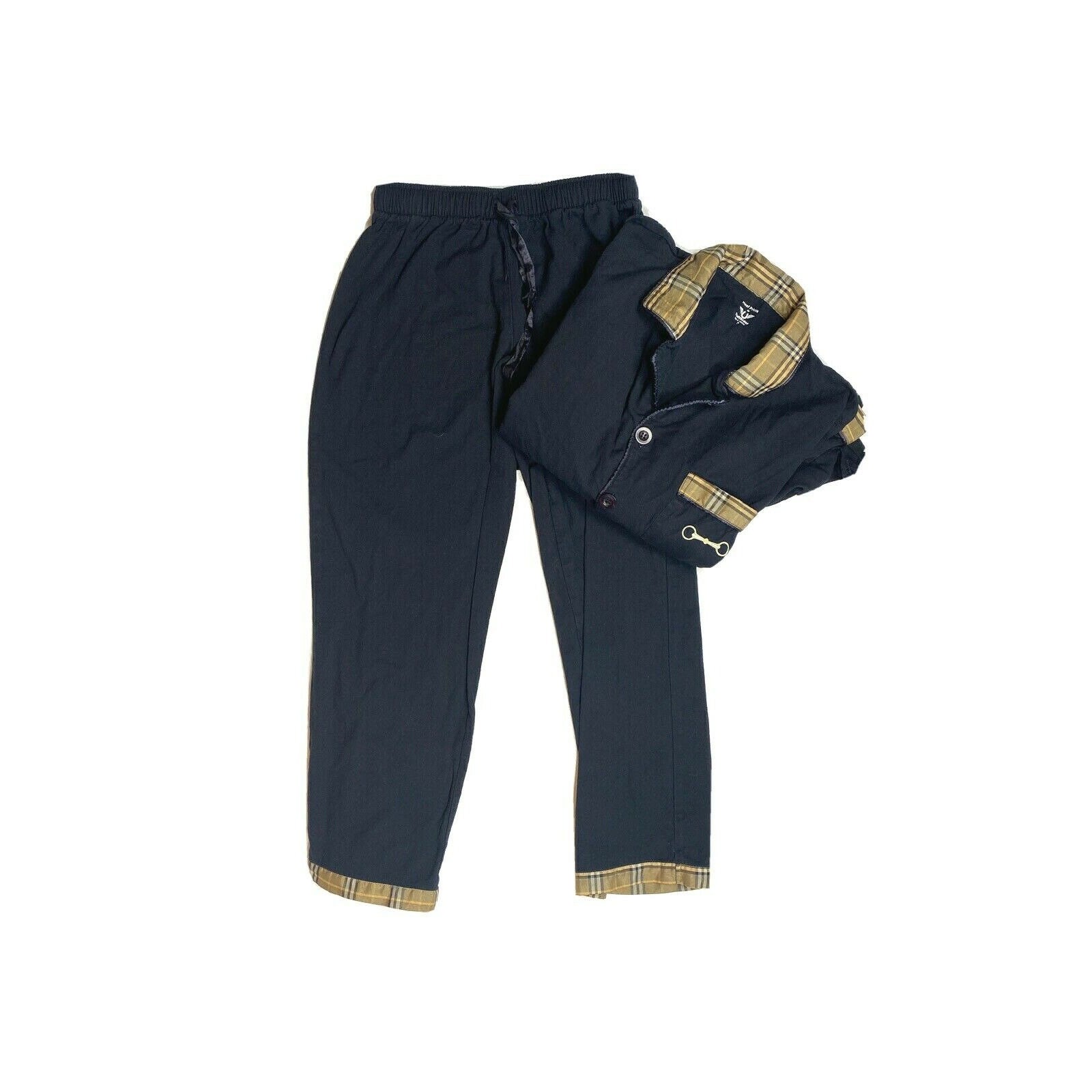 Discontinued 90s 2000s Tuffrider Hoof Prints Pajamas Womens Small Set