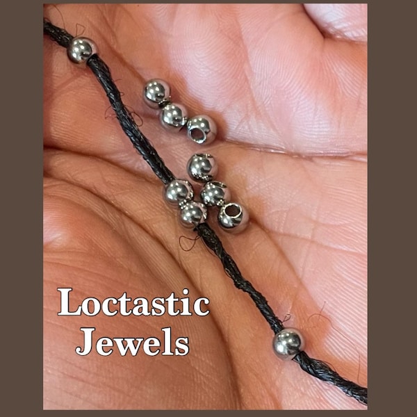 Stainless Steel loc beads for Sisterlocks (10 pcs)