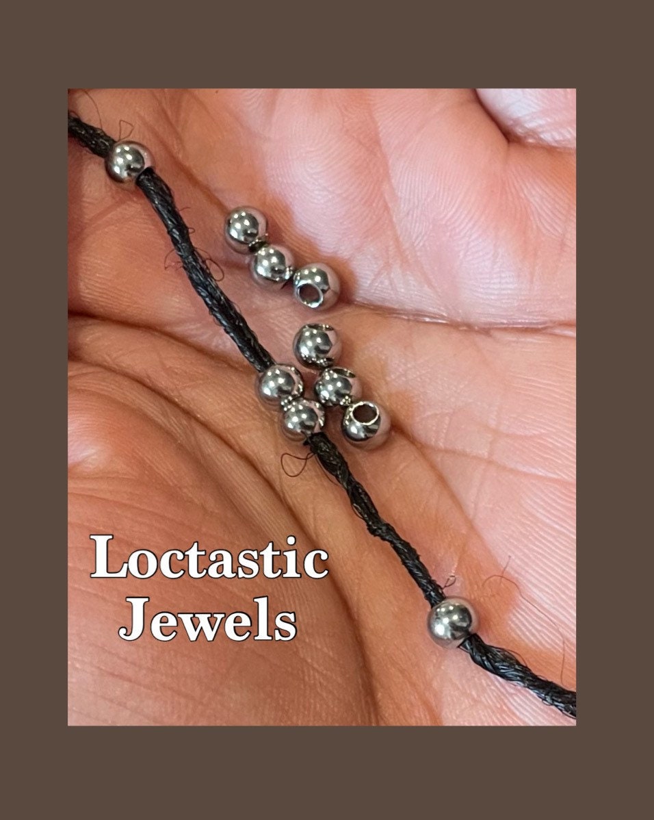 120Pcs Loc Jewelry for Hair Dreadlocks hoyuwak Hair Jewelry Beads