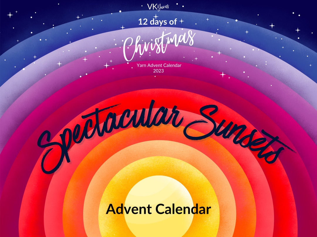 Ready to Ship Yarn Advent Calendar Cotton or Wool 12 Days of Christmas Etsy Australia