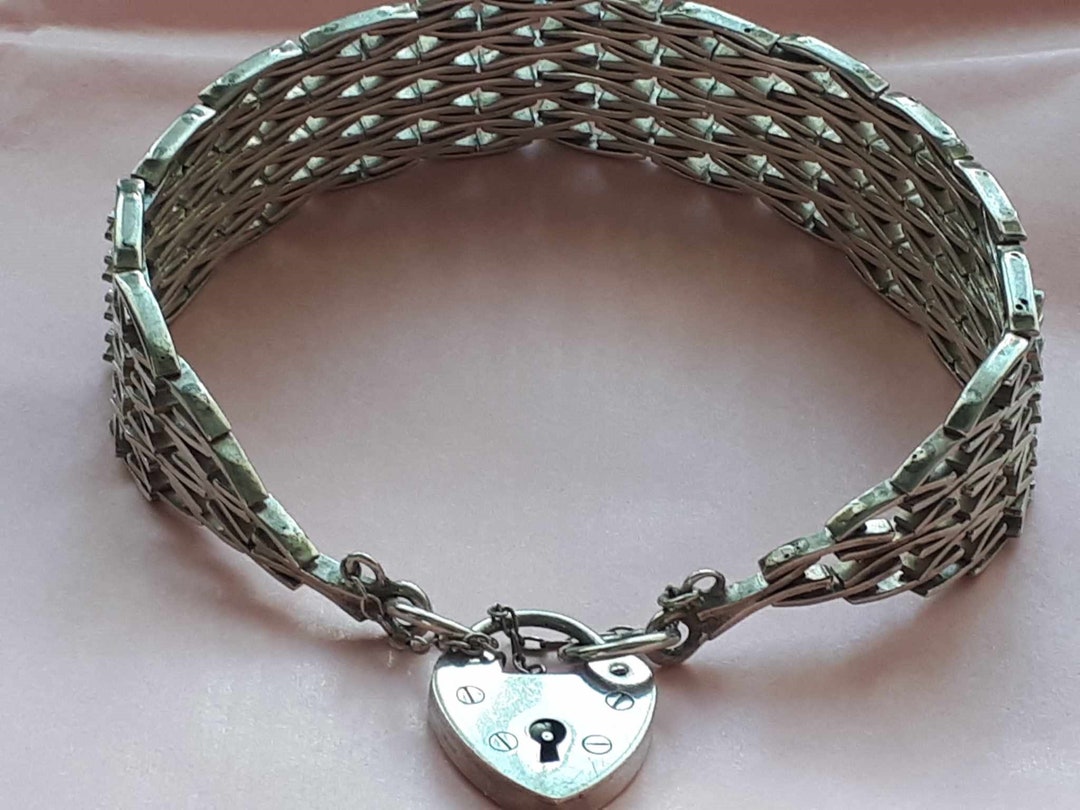 Sterling silver gate bracelet Clearance