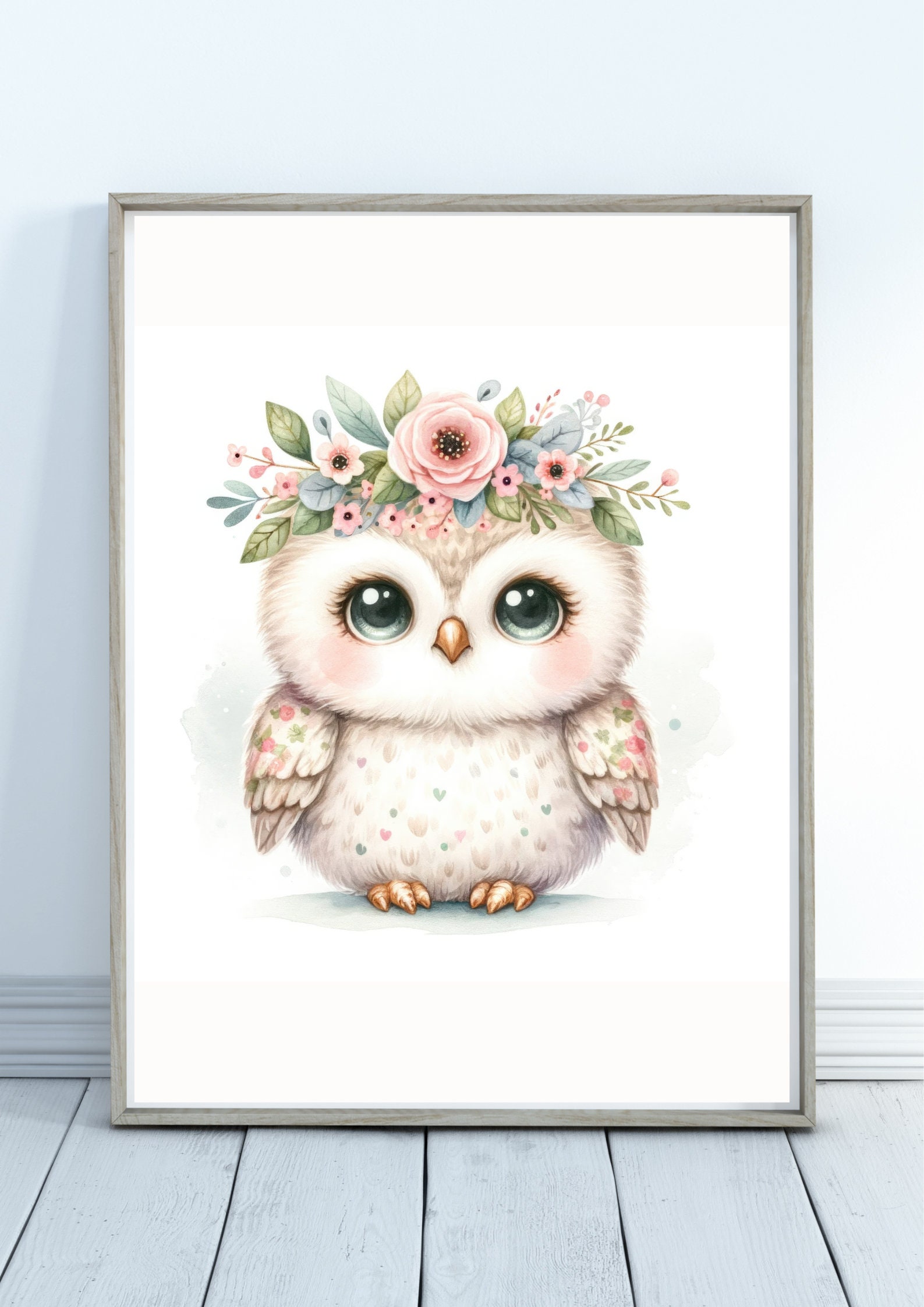 Owl Wall Art Printable - Digital Download