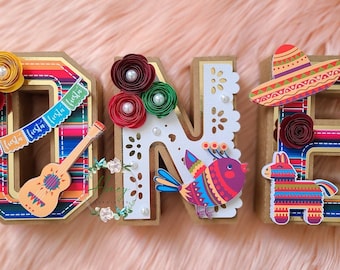 First Fiesta Decoration, First Fiesta 3D Letters, Fiesta Decor, First Fiesta Letters, First Fiesta, First Birthday, First Fiesta Theme
