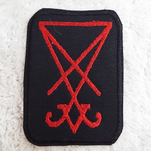 Sigil of Lucifer Embroidery Iron-on Patch