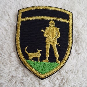 Soldier Dog Military Embroidery Iron-on Patch