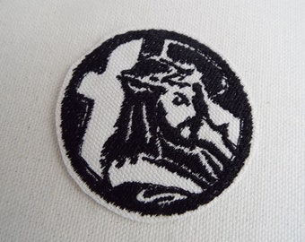 Jesus Carrying Cross Embroidery Iron-on Patch