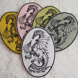 Dragon Embroidery Iron-on Patch