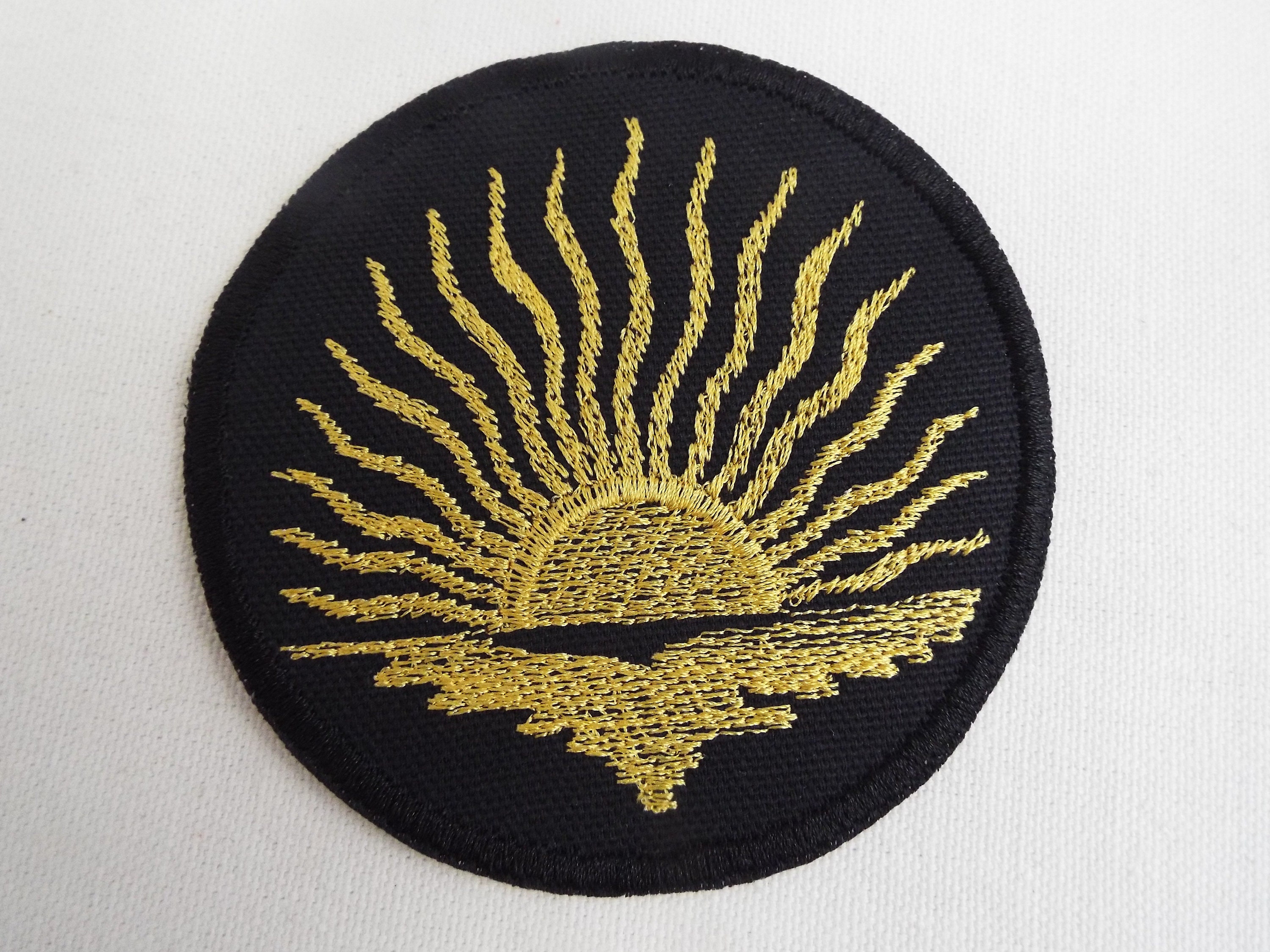Rising Sun Embroidery Iron-on Patch
