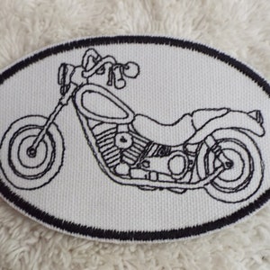 Motorcycle Embroidery Iron-on Patch