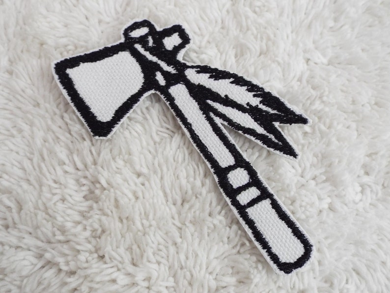 Tomahawk Hatchet Embroidery Ironon Patch Etsy