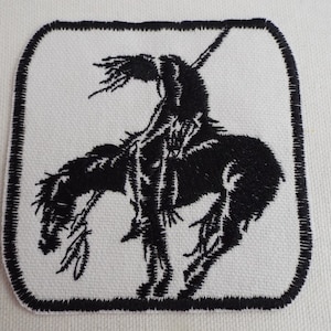 Indian Horse Embroidery Iron-on Patch