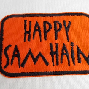 Happy Samhain Embroidery Iron-on Patch