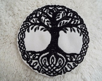 Norse Viking Tree of Life Yggdrasil Embroidery Iron-on Patch